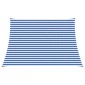 vidaXL Ικανότητα Σκίασης Μπλε και άσπρο 4 / 5 x 3 m HDPE
