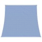 vidaXL Ικανότητα Σκίασης Μπλε και άσπρο 4 / 5 x 4 m HDPE