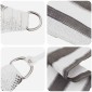 vidaXL Ικανότητα Σκίασης Ανοιχτό Γκρι και Λευκό 6 x 7 m HDPE
