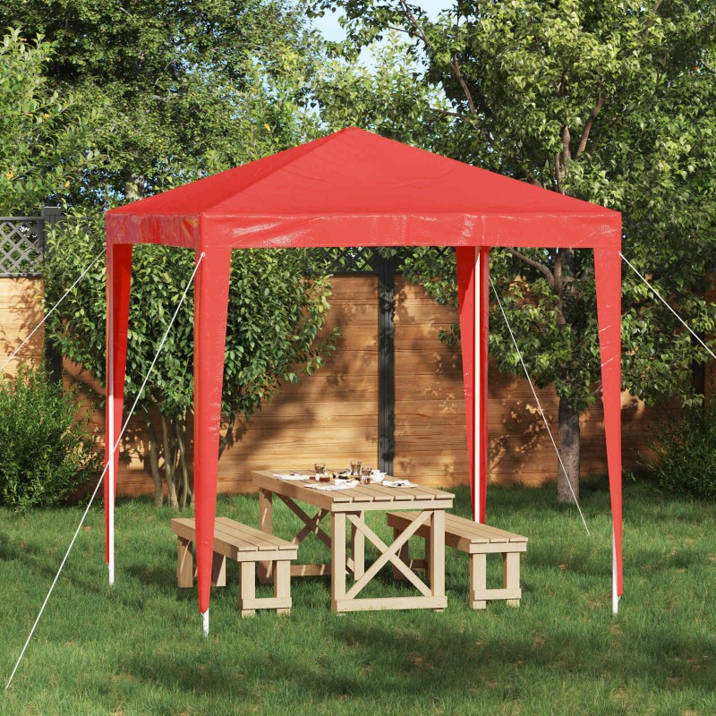 vidaXL Σκηνή Πάρτυ 200 x 200 x 240 εκ Κόκκινο