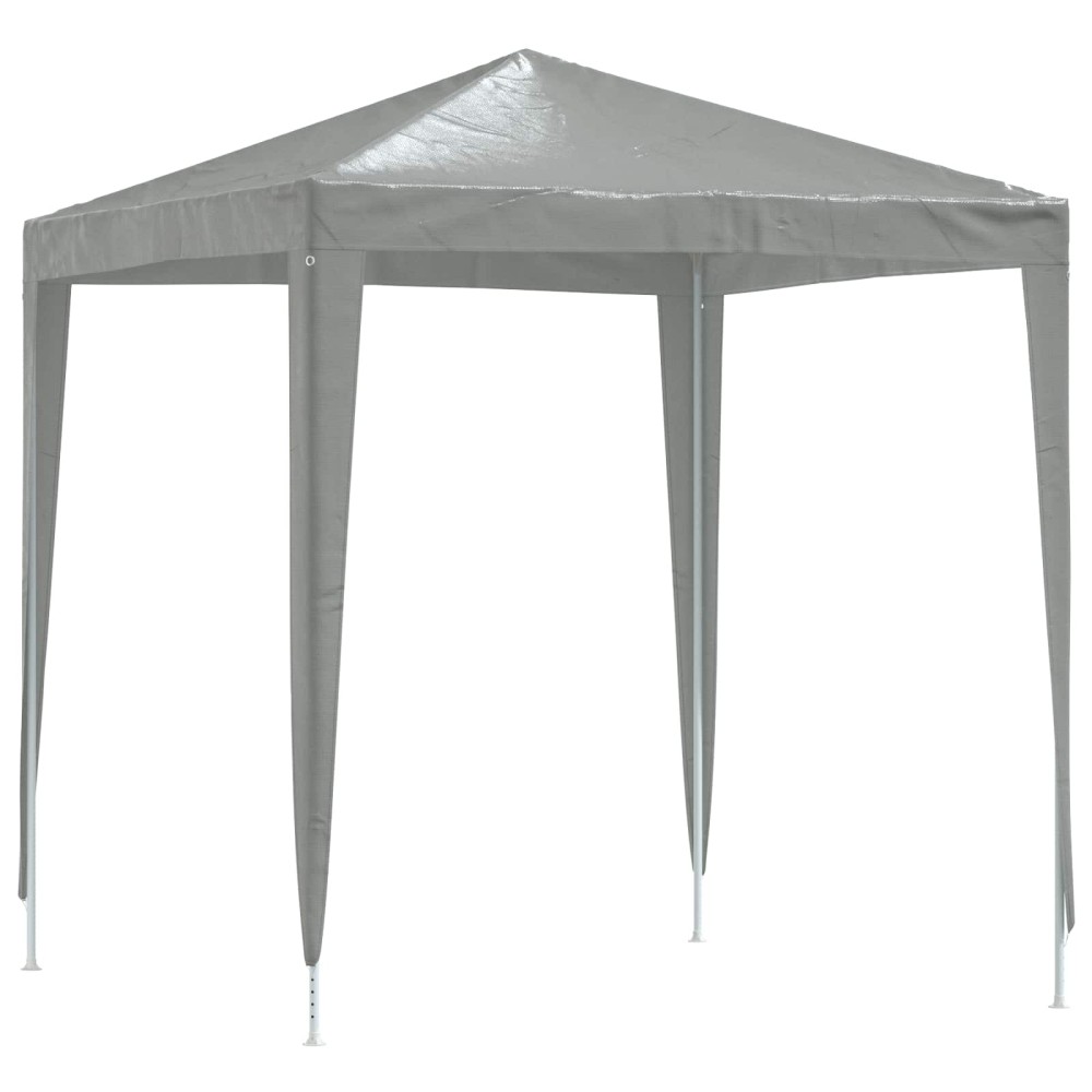 vidaXL Σκηνή Πάρτυ 200 x 200 x 240 εκ Ανοιχτό γκρι