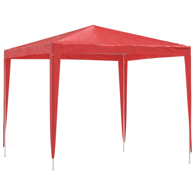 vidaXL Σκηνή Πάρτυ 250 x 250 x 240 εκ. Κόκκινο