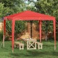 vidaXL Σκηνή Πάρτυ 250 x 250 x 240 εκ. Κόκκινο
