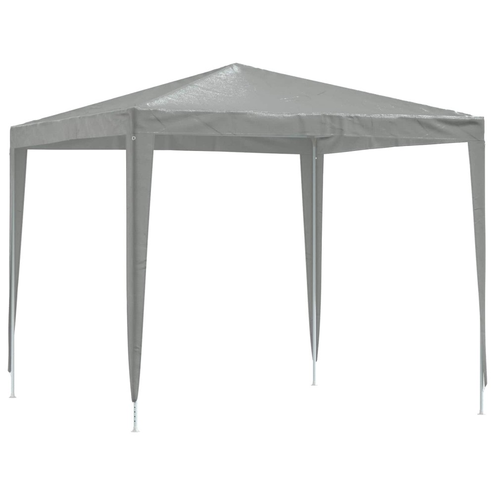 vidaXL Σκηνή Πάρτυ 250 x 250 x 240 εκ. Ανοιχτό γκρι