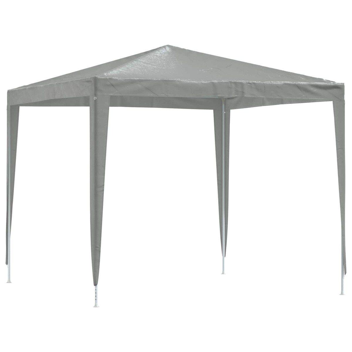 vidaXL Σκηνή Πάρτυ 250 x 250 x 240 εκ. Ανοιχτό γκρι