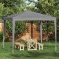 vidaXL Σκηνή Πάρτυ 250 x 250 x 240 εκ. Ανοιχτό γκρι