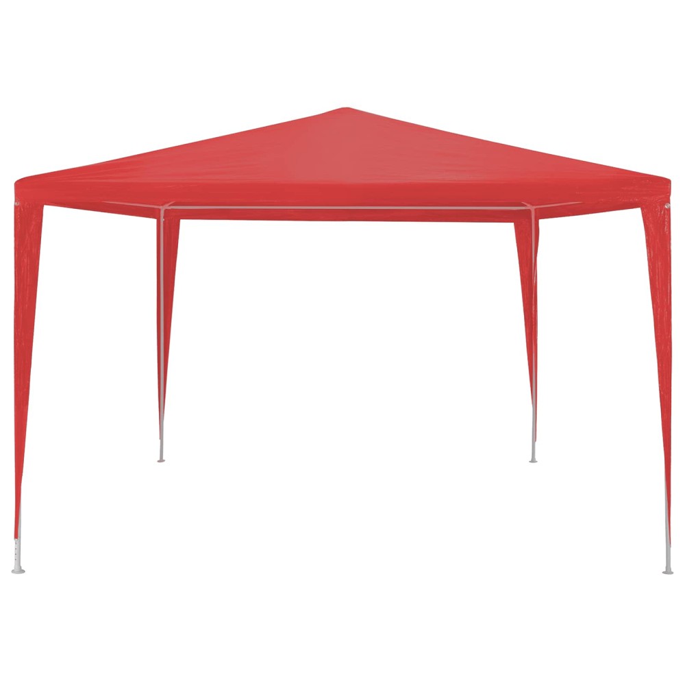 vidaXL Σκηνή Πάρτυ Κόκκινο 300 x 300 x 255 εκ