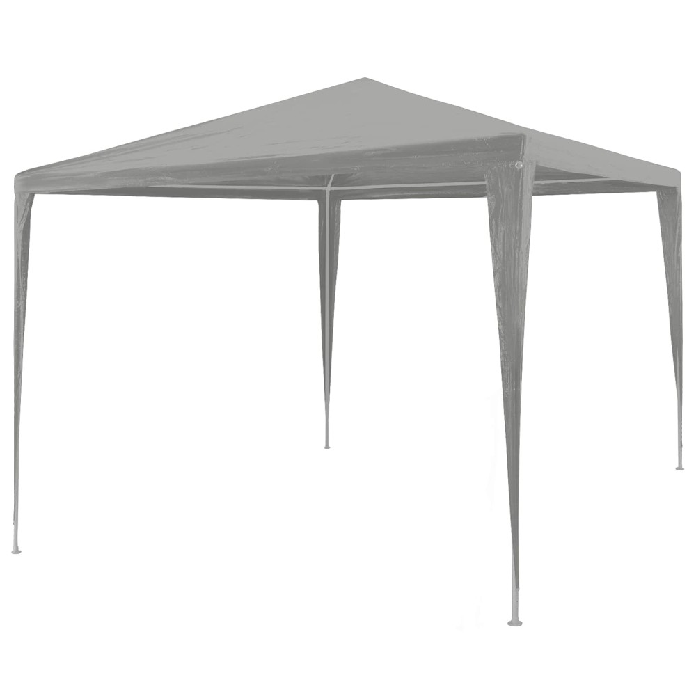 vidaXL Σκηνή Πάρτυ Ανοιχτό γκρι 300 x 300 x 255 εκ