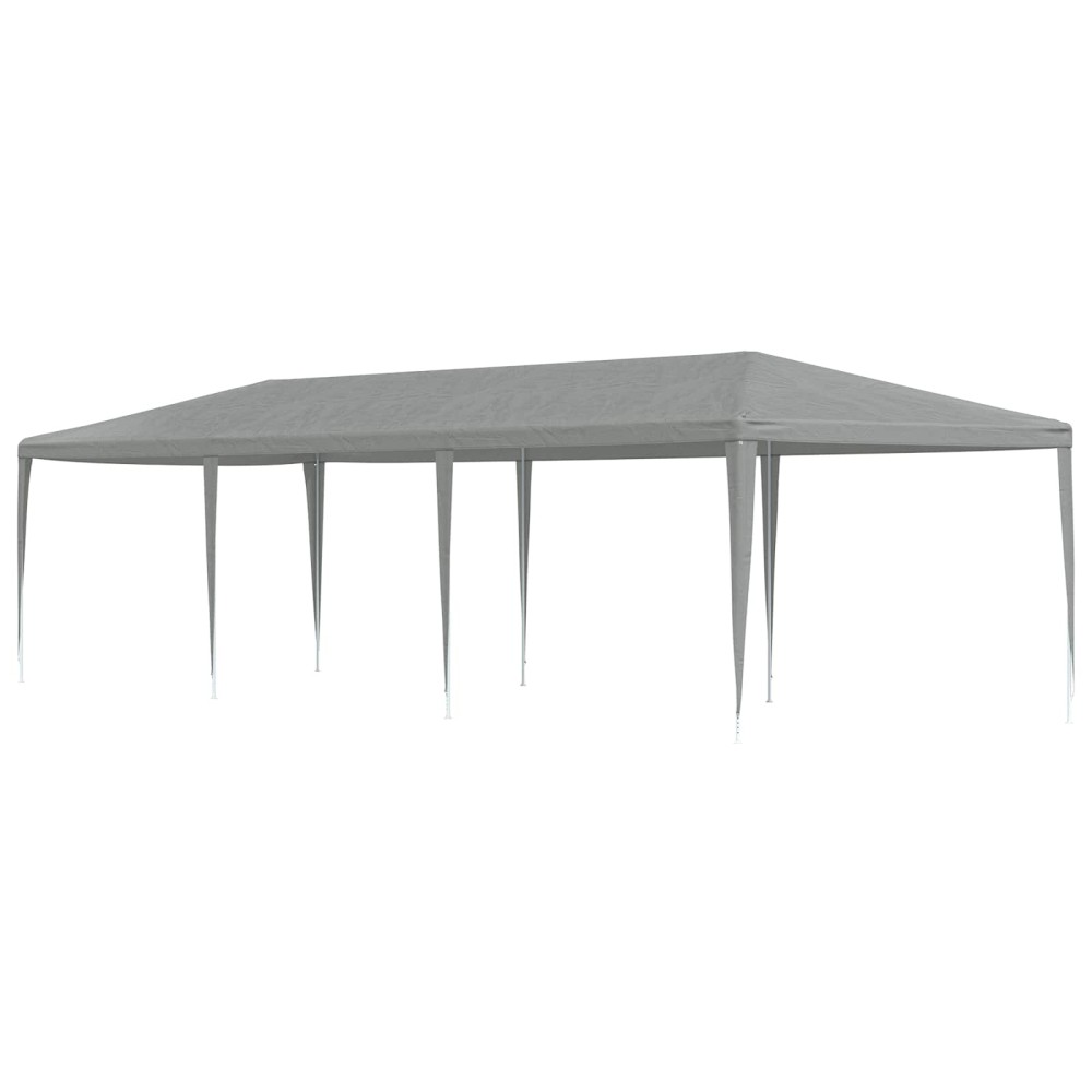 vidaXL Σκηνή Πάρτυ Ανοιχτό γκρι 900 x 300 x 255 εκ