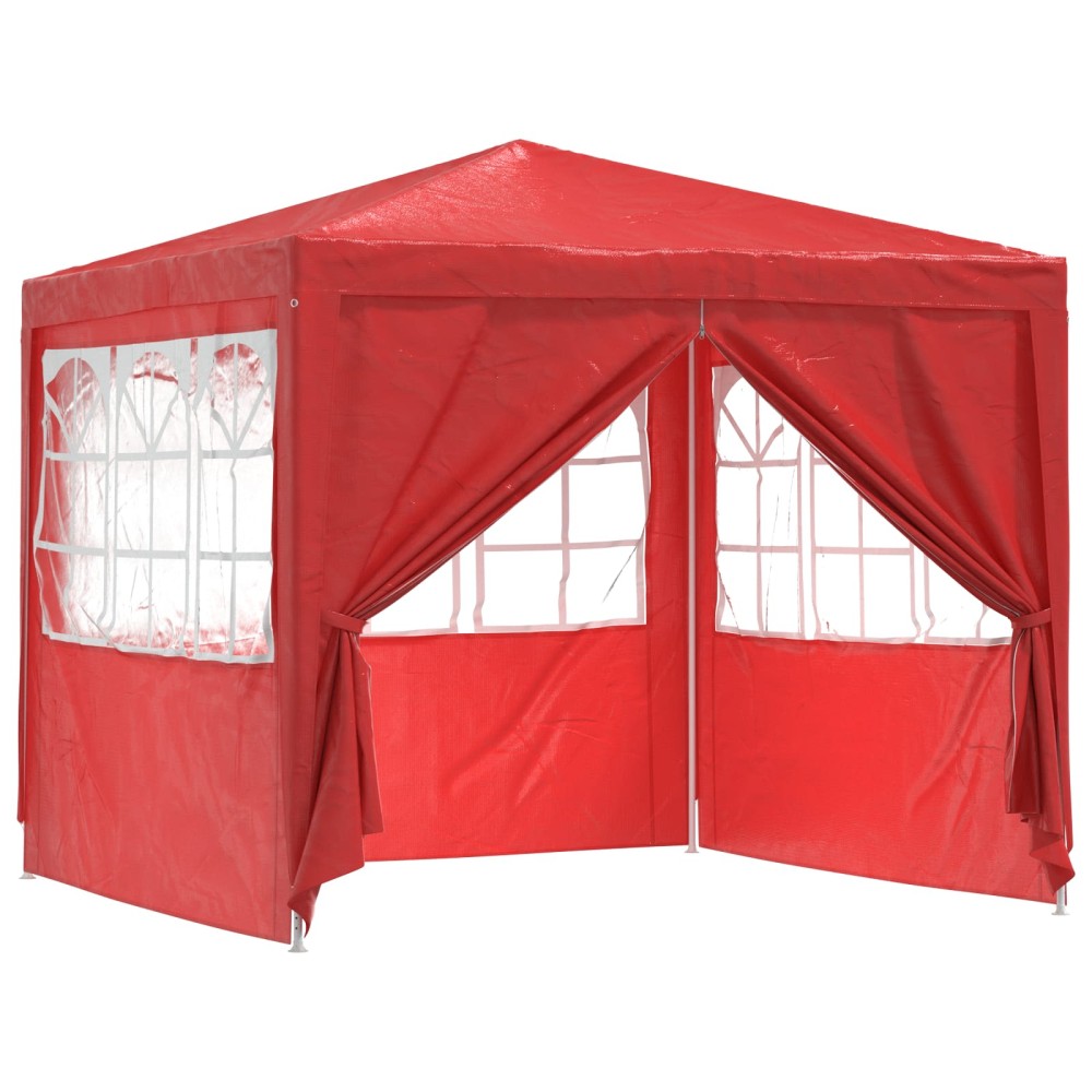 vidaXL Σκηνή Πάρτυ 250 x 250 x 240 εκ. Κόκκινο