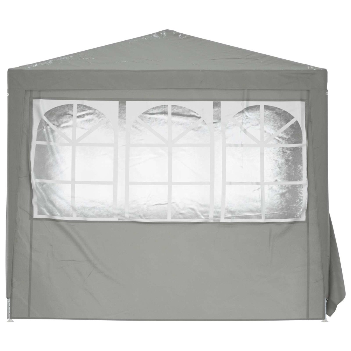 vidaXL Σκηνή Πάρτυ 250 x 250 x 240 εκ. Ανοιχτό γκρι