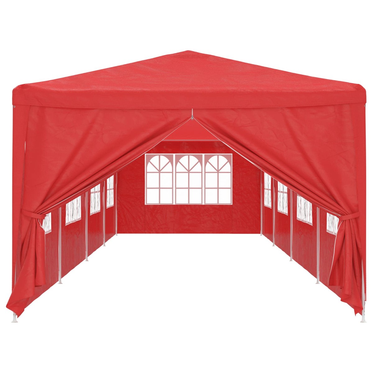 vidaXL Σκηνή Πάρτυ 1200 x 300 x 255 εκ Κόκκινο