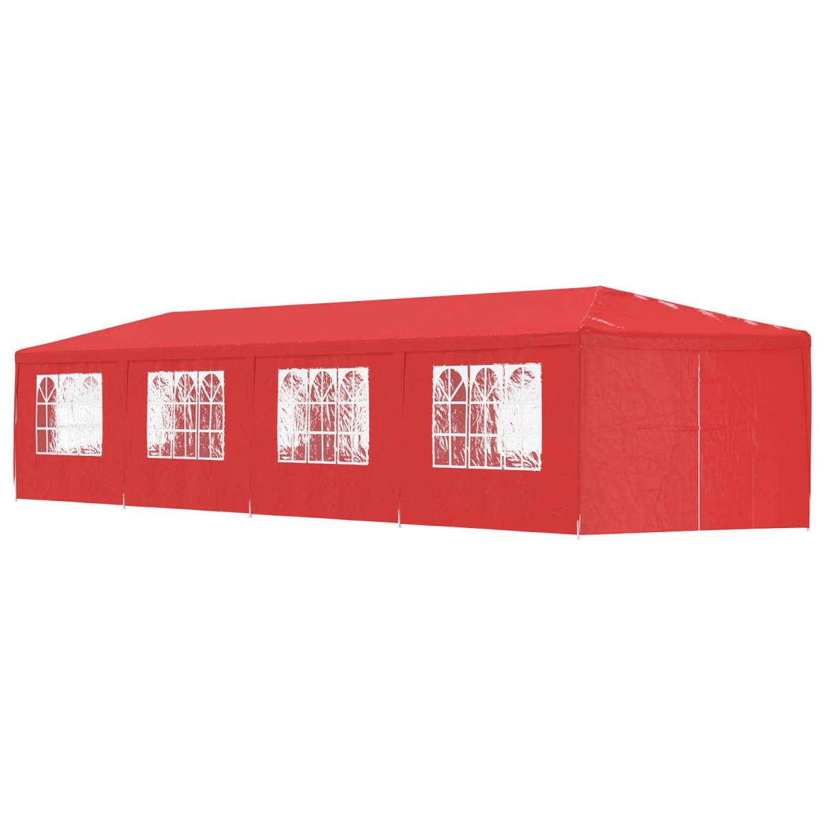 vidaXL Σκηνή Πάρτυ 1200 x 300 x 255 εκ Κόκκινο