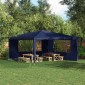 vidaXL Πλευρική Σκηνής Πάρτι 2 τεμ. 400 x 195 εκ. Μπλε