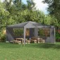 vidaXL Πλευρική Σκηνής Πάρτι 2 τεμ. 400 x 195 εκ. Ανοιχτό γκρι