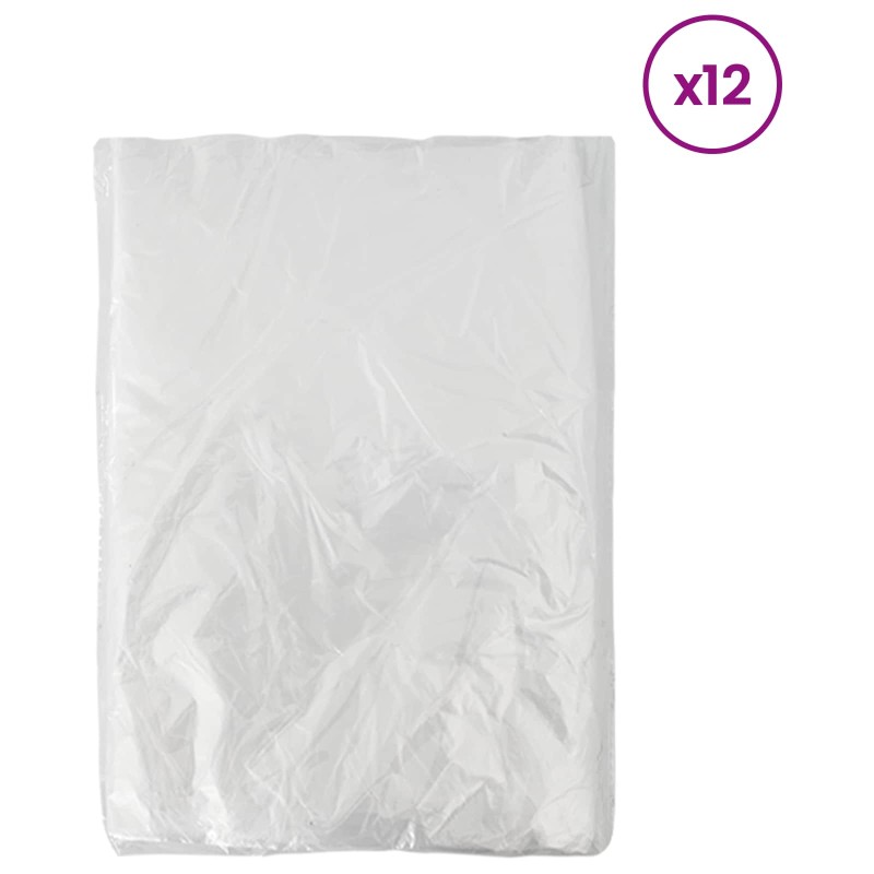 vidaXL Φύλλο σκόνης 12 τμχ. Διαφανές 400 x 500 cm HDPE