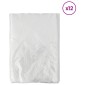 vidaXL Φύλλο σκόνης 12 τμχ. Διαφανές 400 x 500 cm HDPE