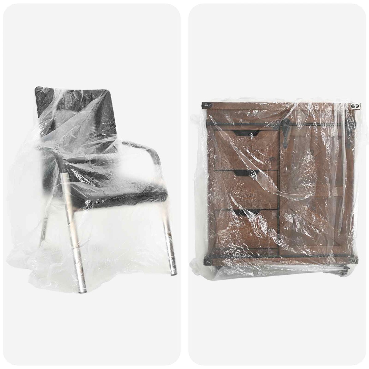 vidaXL Φύλλο σκόνης 6 τμχ. Διαφανές 400 x 500 cm HDPE