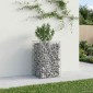 vidaXL Ανασηκωμένο κρεβάτι gabion 50 x 50 x 80 cm Ασημί