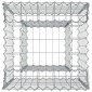 vidaXL Ανασηκωμένο κρεβάτι gabion 50 x 50 x 80 cm Ασημί