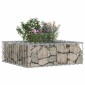 vidaXL Ανασηκωμένο κρεβάτι gabion 60 x 60 x 20 εκ Ασημί