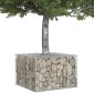 vidaXL Ανασηκωμένο κρεβάτι gabion 60 x 60 x 40 cm Ασημί