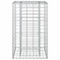 vidaXL Ανασηκωμένο κρεβάτι gabion 50 x 50 x 80 cm Ασημί