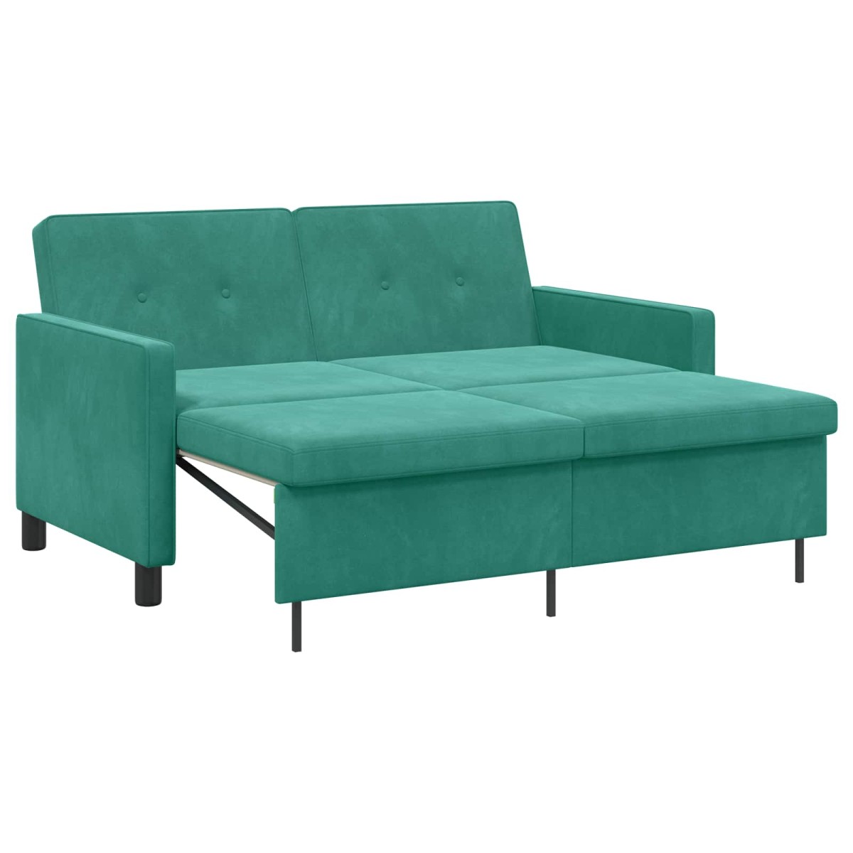 vidaXL Κρεβάτι καναπές Τιρκουάζ Ύφασμα