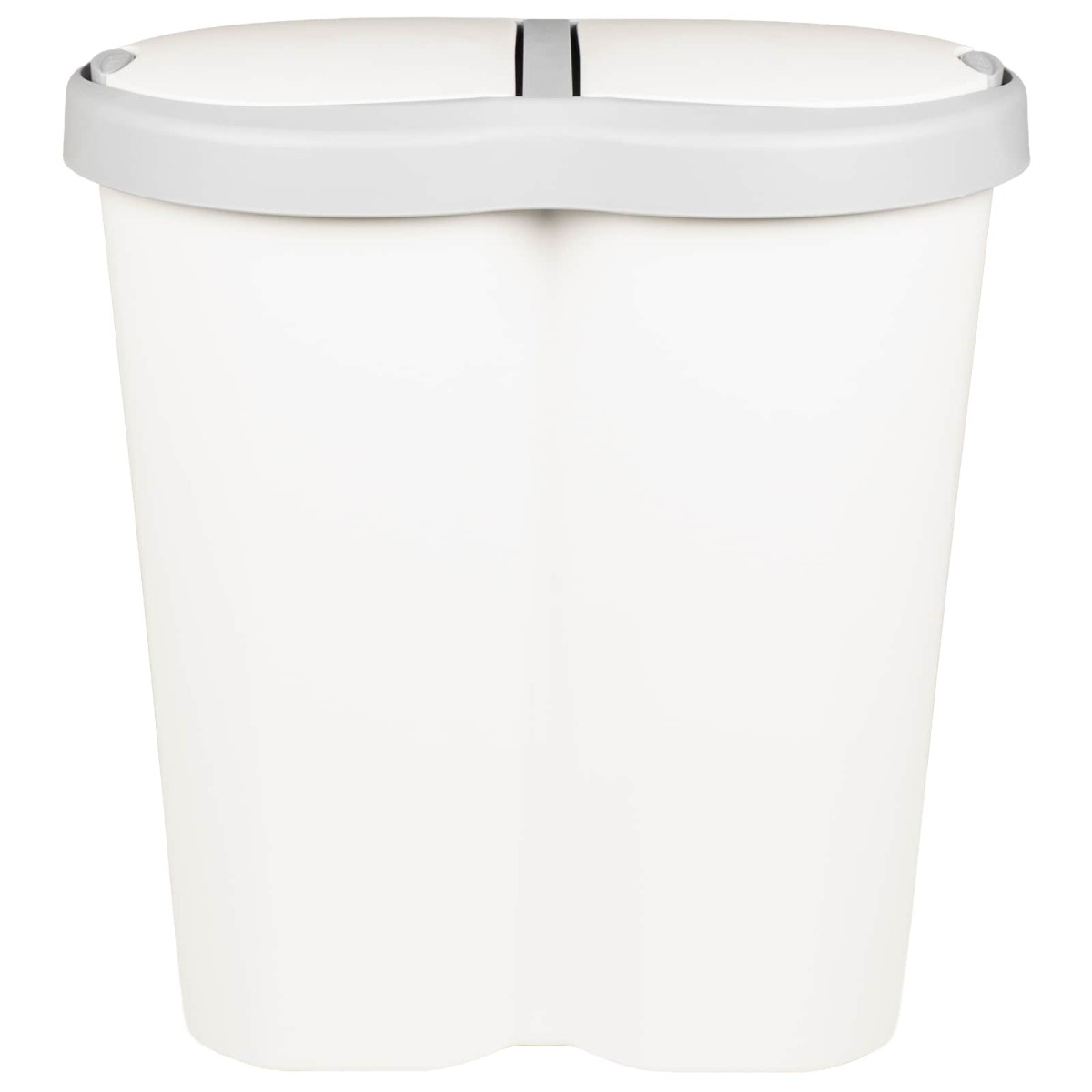 vidaXL Κάδος Αχρήστων Λευκό 48 x 30 x 51 εκ. PP