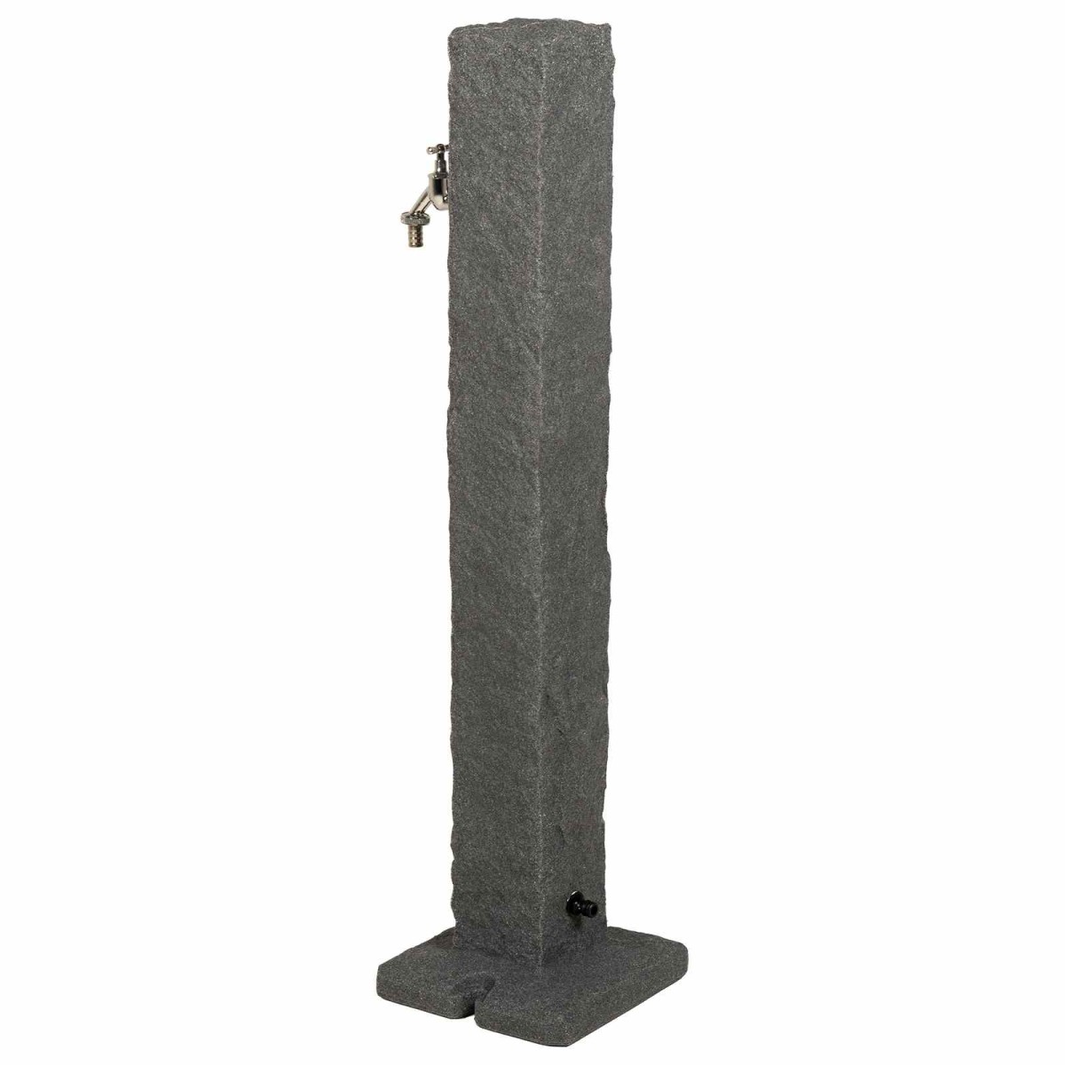 vidaXL Δεξαμενή Κήπου Ανθρακί 26 x 26 x 98 εκ. PE