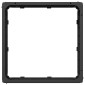vidaXL Ανεβασμένο Κρεβάτι Μαύρο 75,5 x 75,5 x 25 εκ PP