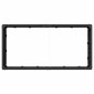 vidaXL Ανεβασμένο Κρεβάτι Μαύρο 151 x 75,5 x 25 εκ. PP