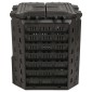 vidaXL Κομποστοποιητής κήπου Μαύρο 71 x 71 x 81,5 εκ. 100% PP