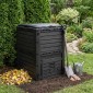 vidaXL Κομποστοποιητής κήπου Μαύρο 59,5 x 60 x 81,5 εκ. 280 l 100% PP