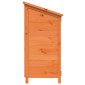 vidaXL Αποθήκη Κήπου Καφέ 59 x 56 x 113,5 εκ Στερεό Ξύλο Πεύκου
