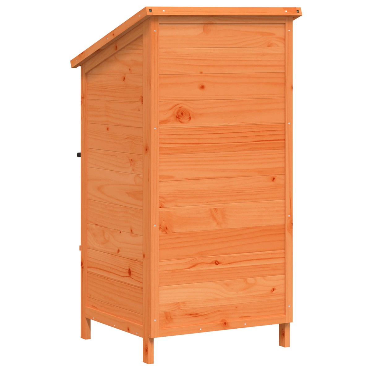 vidaXL Αποθήκη Κήπου Καφέ 59 x 56 x 113,5 εκ Στερεό Ξύλο Πεύκου