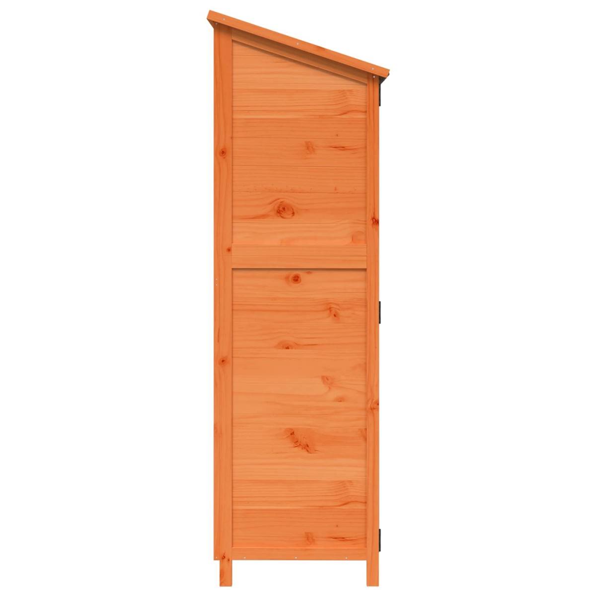 vidaXL Αποθήκη Κήπου Καφέ 59,5 x 56 x 176,5 εκ. Στερεό Ξύλο Πεύκου