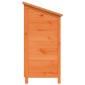 vidaXL Αποθήκη Κήπου Καφέ 59 x 56 x 113,5 εκ Στερεό Ξύλο Πεύκου