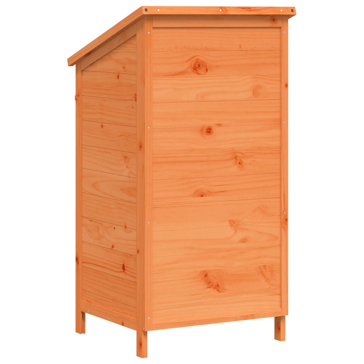 vidaXL Αποθήκη Κήπου Καφέ 59 x 56 x 113,5 εκ Στερεό Ξύλο Πεύκου