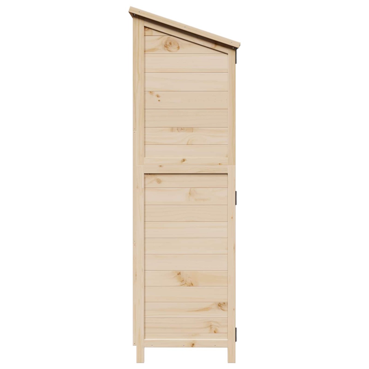 vidaXL Αποθήκη Κήπου Φυσικό 106 x 56 x 176,5 εκ Στερεό Ξύλο Πεύκου