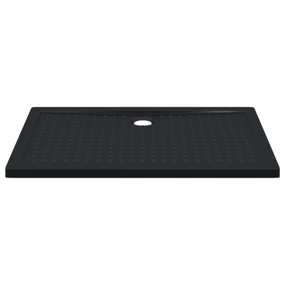 vidaXL Δίσκος Βάσης Ντους με Τρύπες 120 x 80 x 4 εκ. ABS Μαύρο