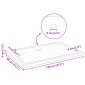 vidaXL Δίσκος Βάσης Ντους με Τρύπες 120 x 80 x 4 εκ. ABS Μαύρο