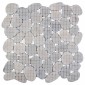 vidaXL Πέτρες Pebble Γκρι 30 x 30 cm Πέτρες Ποταμού
