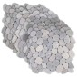 vidaXL Πέτρες Pebble Γκρι 30 x 30 cm Πέτρες Ποταμού