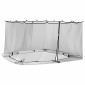 vidaXL Κουνούπι για Περίπτερο 220 mesh Μαύρο 3,6 x 3 x 2 μ Πολυεστέρας