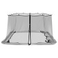 vidaXL Κουνούπι για Περίπτερο 220 mesh Μαύρο 6 x 3 x 2 m Πολυεστέρας