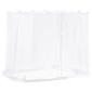 vidaXL Κουνούπι για Περίπτερο 220 mesh Λευκό 2 x 2 x 2 m Πολυεστέρας