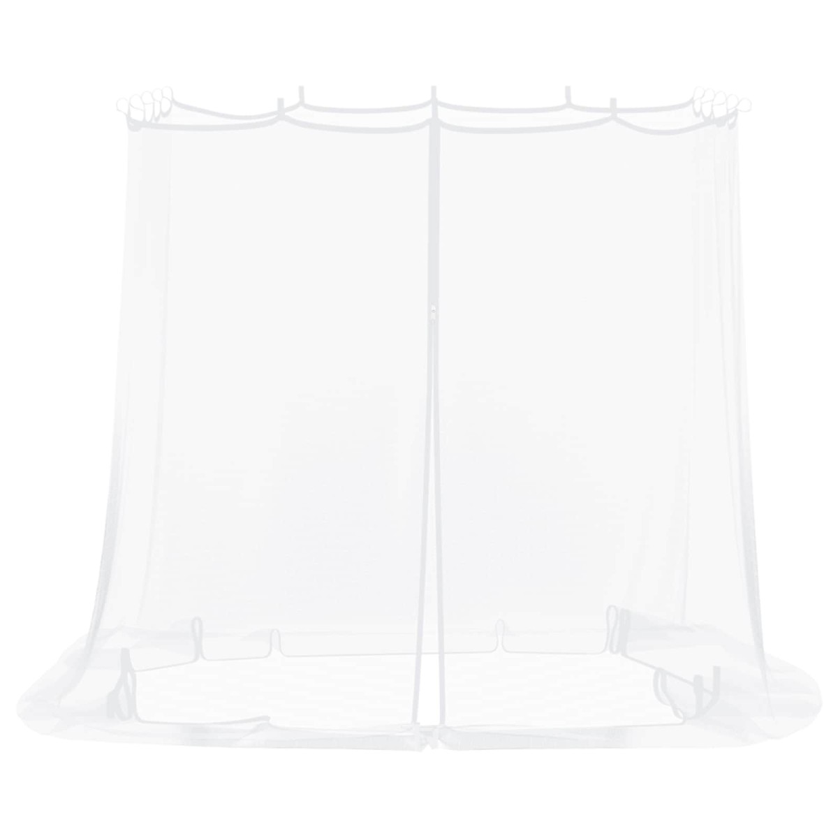 vidaXL Κουνούπι για Περίπτερο 220 mesh Λευκό 2 x 2 x 2 m Πολυεστέρας