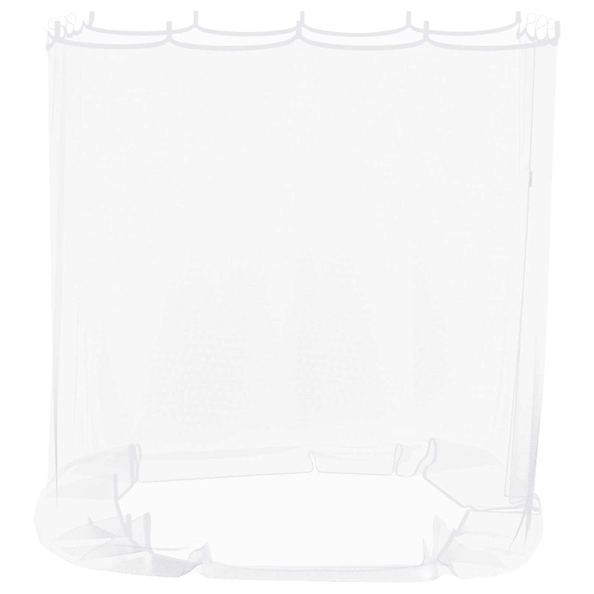 vidaXL Κουνούπι για Περίπτερο 220 mesh Λευκό 2 x 2 x 2 m Πολυεστέρας