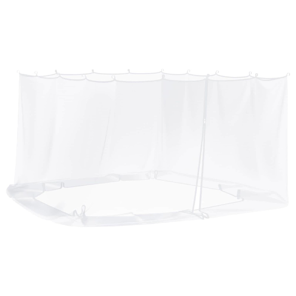 vidaXL Κουνούπι για Περίπτερο 220 mesh Λευκό 4,5 x 3 x 2 μ Πολυεστέρας